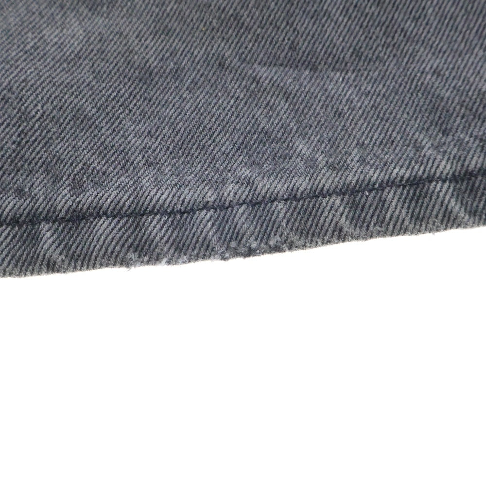 CHROME HEARTS(クロムハーツ) U VNTG JEAN BLK RED TAB クロスパッチ付き501デニムパンツ ブラック