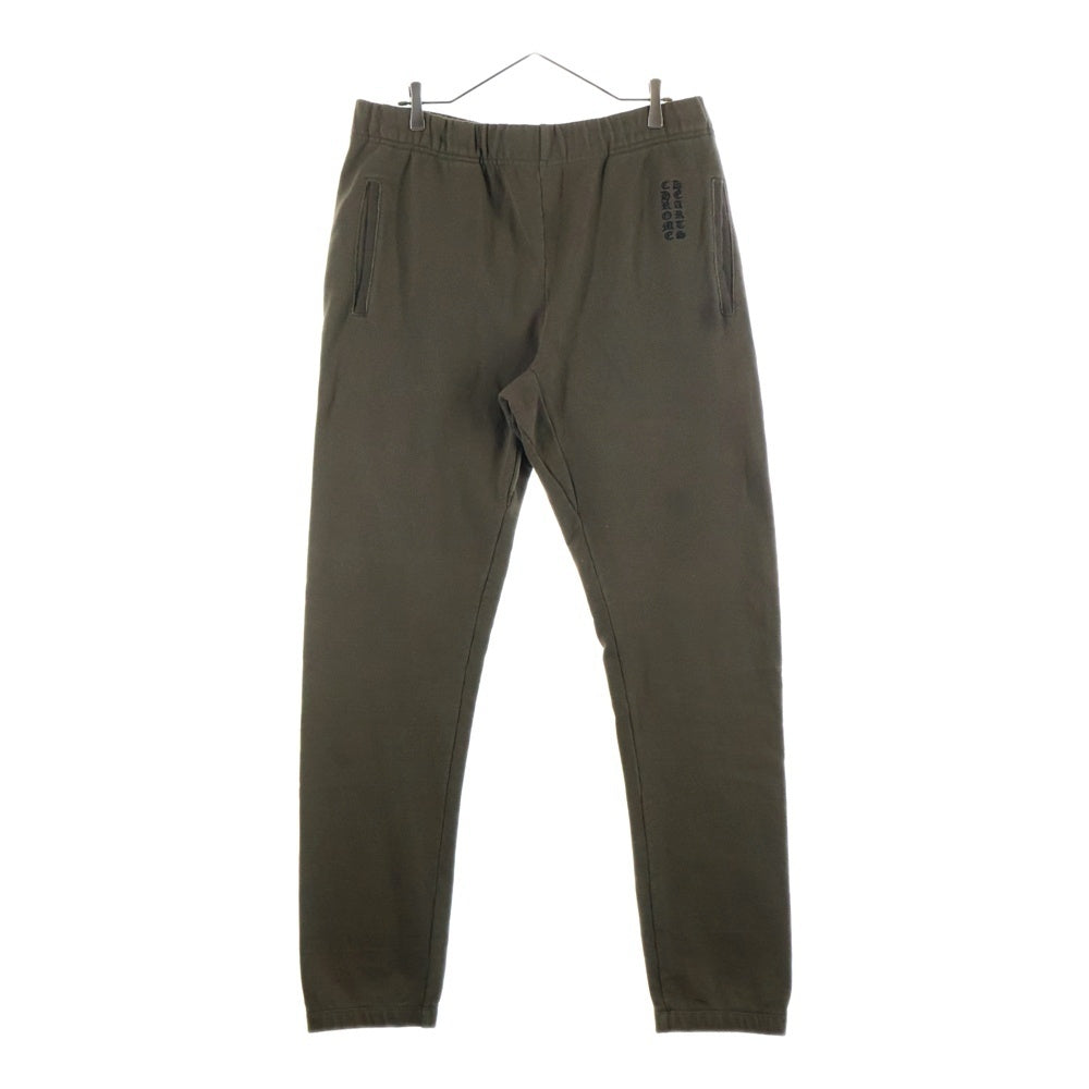 CHROME HEARTS(クロムハーツ) Y NOT ヴァインダガー ロゴ刺繍スウェットロングパンツ カーキ