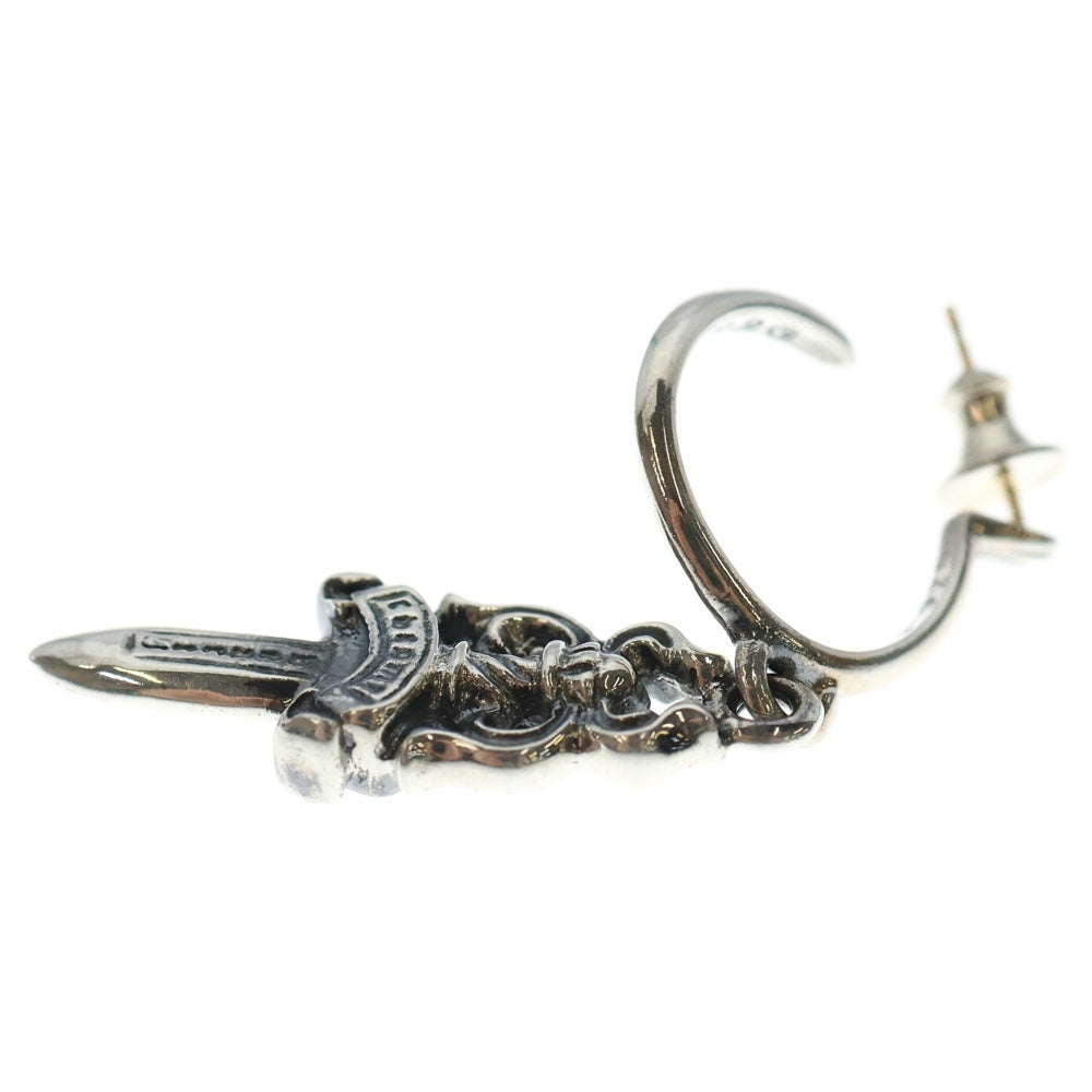 CHROME HEARTS(クロムハーツ) No5 DAGGER #5 ダガーフープ ピアス シルバー BCA106