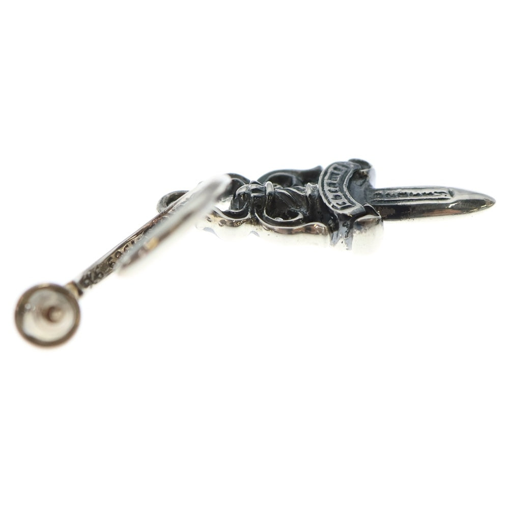 CHROME HEARTS(クロムハーツ) No5 DAGGER #5 ダガーフープ ピアス シルバー BCA106