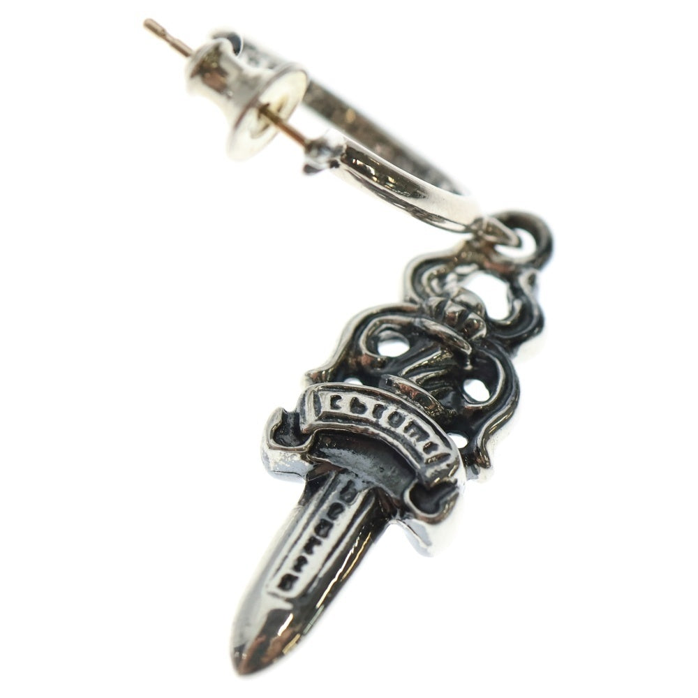 CHROME HEARTS(クロムハーツ) No5 DAGGER #5 ダガーフープ ピアス シルバー BCA106