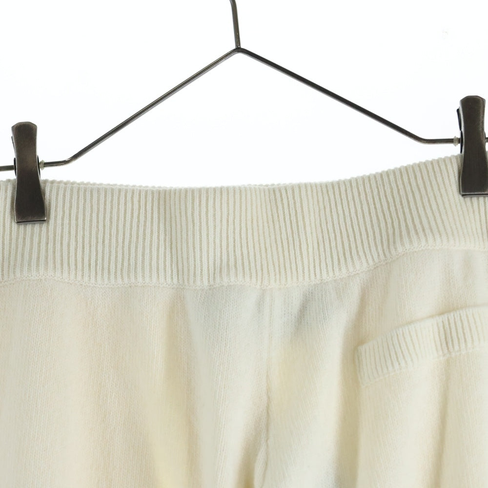 DSQUARED2(ディースクエアード) KNIT PANTS S74KB0927 D13051 サイドライン ニットパンツ スウェットパンツ ホワイト