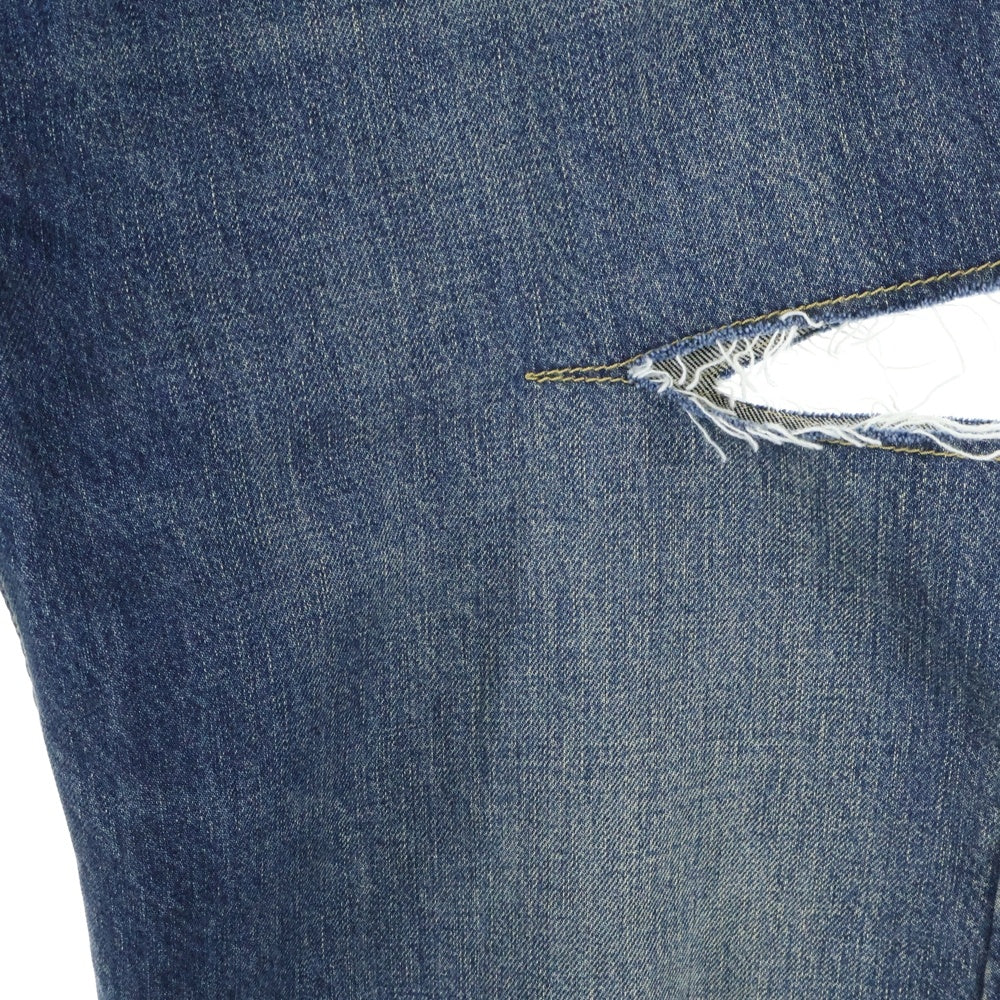 Maison Margiela 0(メゾンマルジェラ) 25AW S51LA0051 カットアウト スラッシュディテールデニムパンツ インディゴ