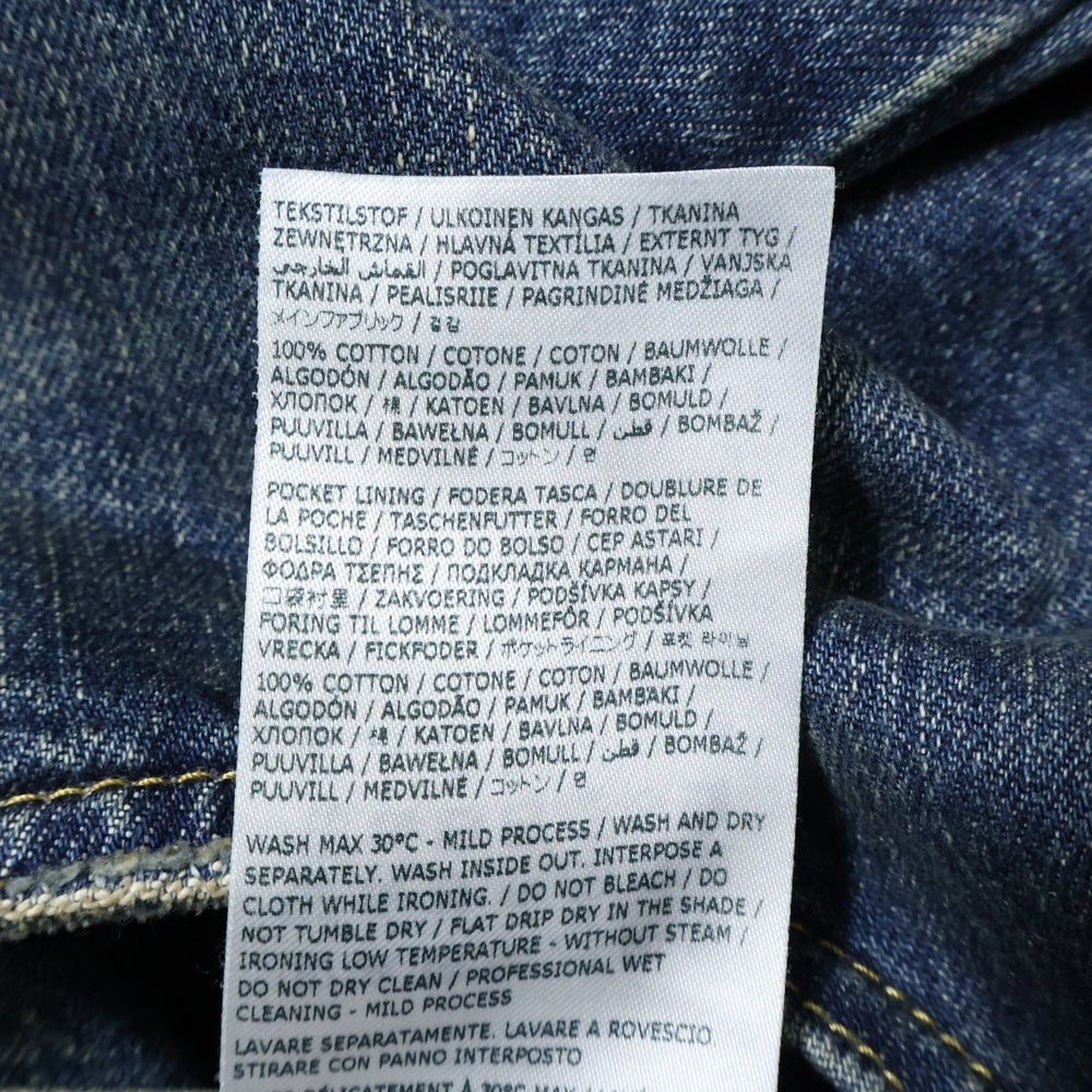 Maison Margiela 0(メゾンマルジェラ) 25AW S51LA0051 カットアウト スラッシュディテールデニムパンツ インディゴ