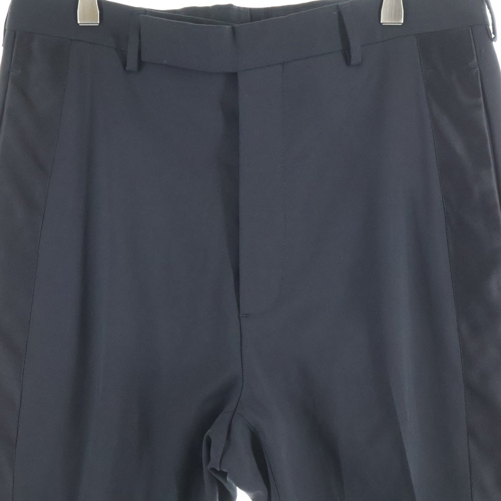 Rick Owens(リックオウエンス) Astaires Cropped Straight Leg Trousers RU19S2373ーZLSE スラックスパンツ ブラック