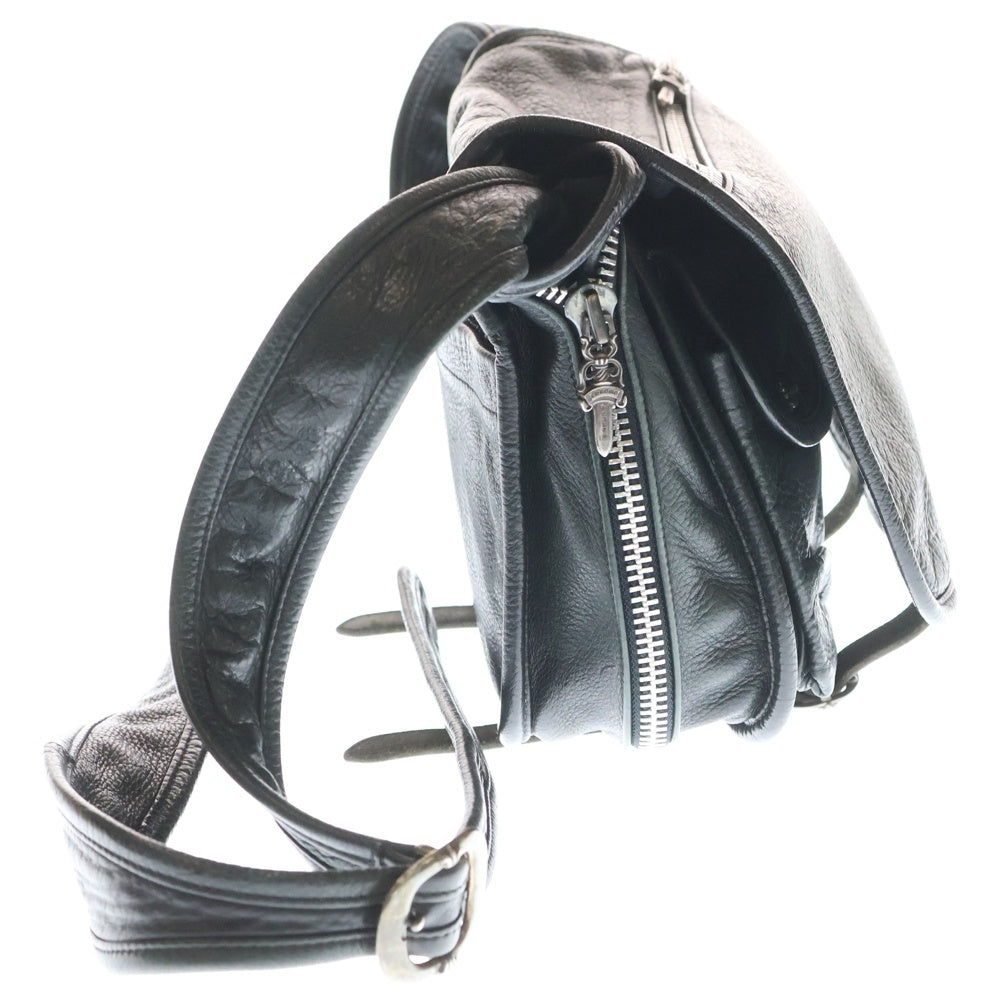 CHROME HEARTS(クロムハーツ) SOFT SHOULDER TINY タイニー ソフト ショルダーバッグ メッセンジャーバッグ ブラック/シルバー