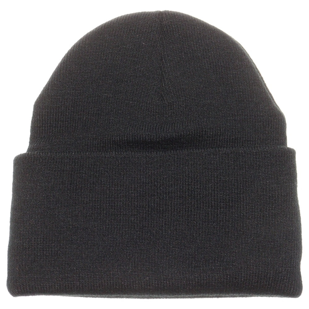 CHROME HEARTS(クロムハーツ) WATCH CAP ワッチキャップ ロゴ刺繍 アクリルビーニー ニットキャップ 帽子 ブラック