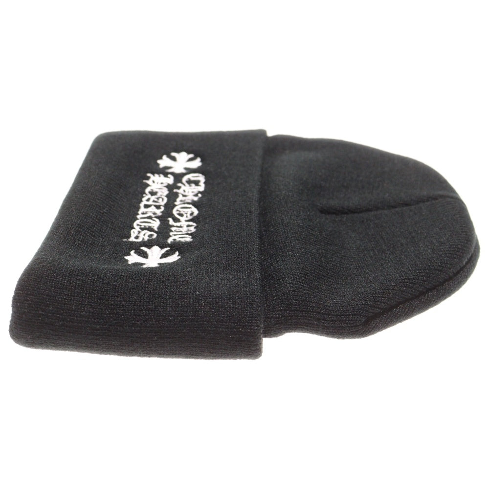 CHROME HEARTS(クロムハーツ) WATCH CAP ワッチキャップ ロゴ刺繍 アクリルビーニー ニットキャップ 帽子 ブラック