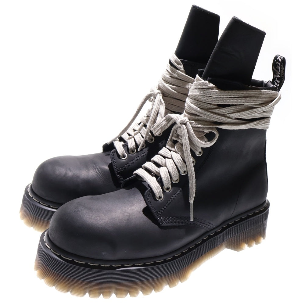 Rick Owens(リックオウエンス) xDr.Martens Capsule Combat Boots DW02E6813900109 シューレース ロングブーツ ブラック