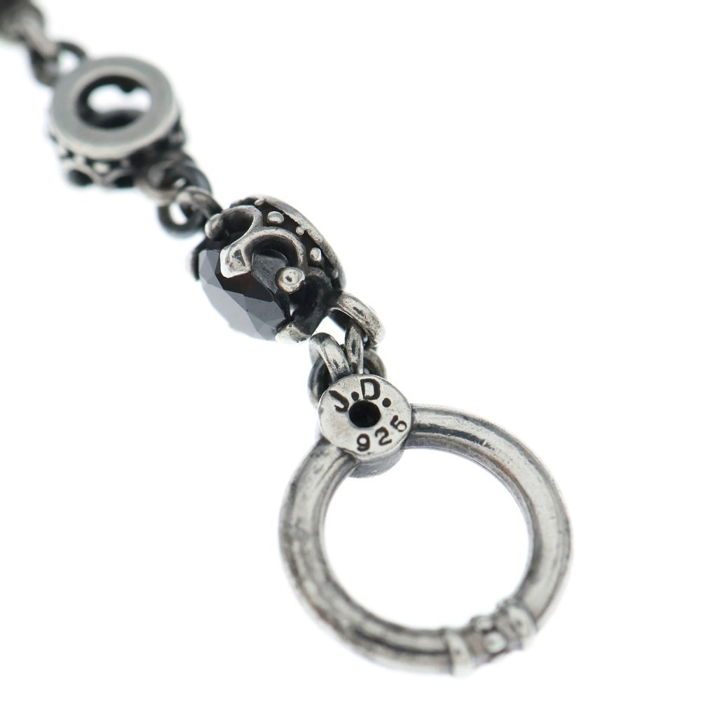 Justin Davis(ジャスティンデイヴィス) DEBUTANT デビュタント カラーストーン ブレスレット ブラック/シルバー