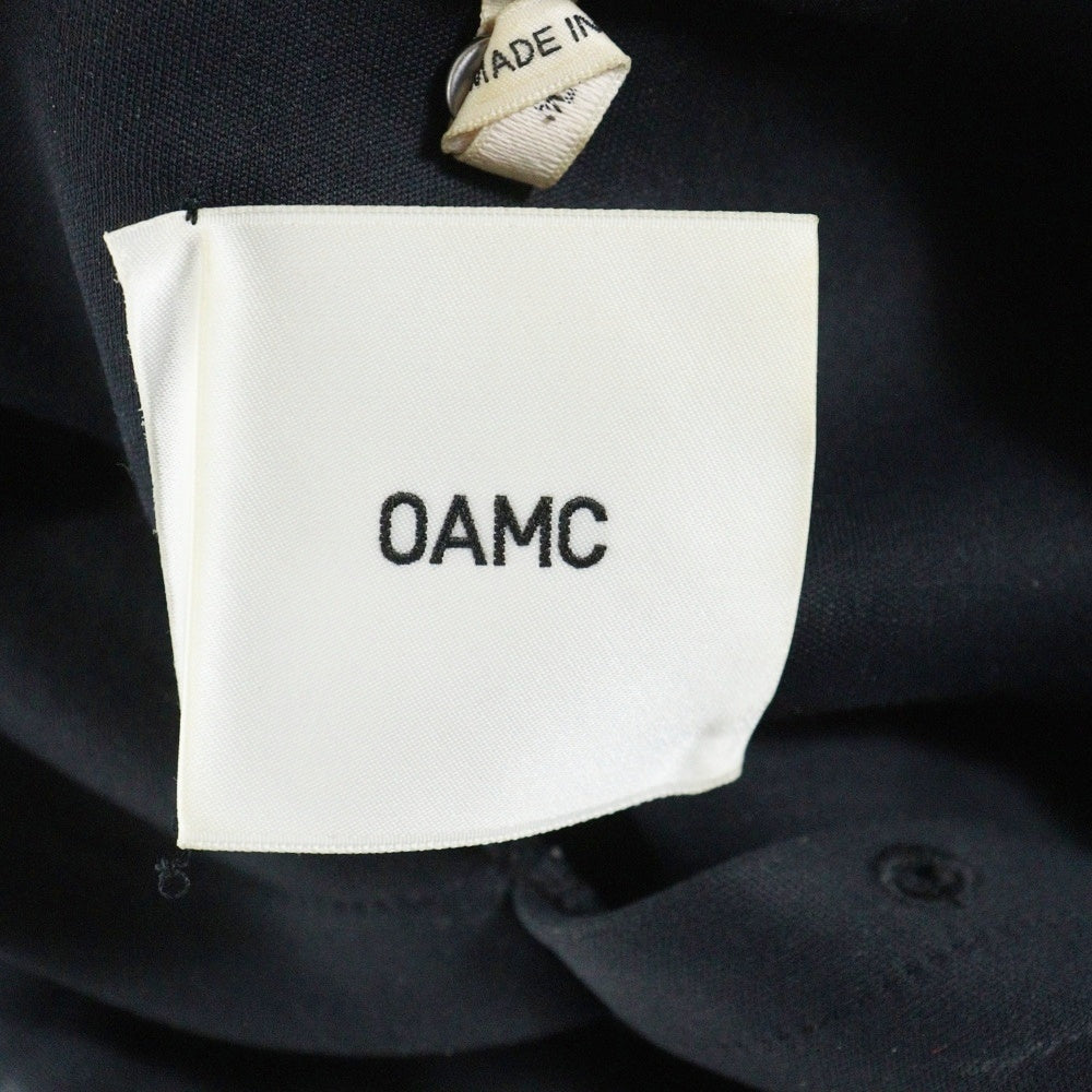 OAMC(オーエーエムシー) タイダイデザイン プルオーバースウェットパーカー ボンティングフーディー ブラック/ホワイト
