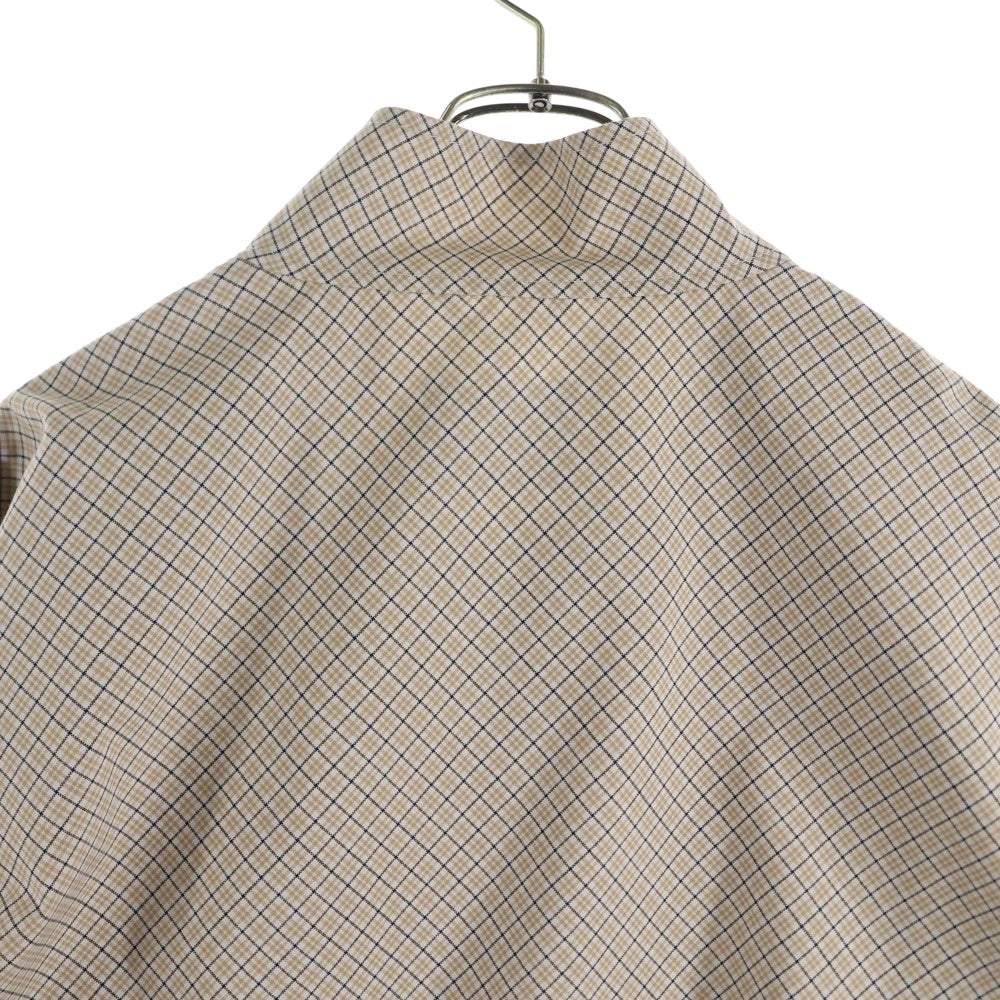 miumiu(ミュウミュウ) 23AW Checked Blouson Jacket チェック バージンウール ブルゾンジャケット ML943 S232 14Q8 ベージュ