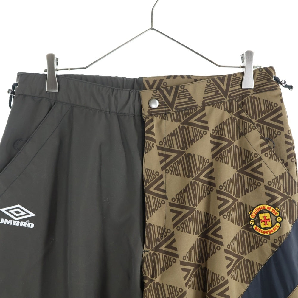 Children of the discordance(チルドレンオブザディスコーダンス) ×UNBRO CHANGEOVER TRACK PANTSトラックパンツ ナイロン ブラウン DISUMBPT-001