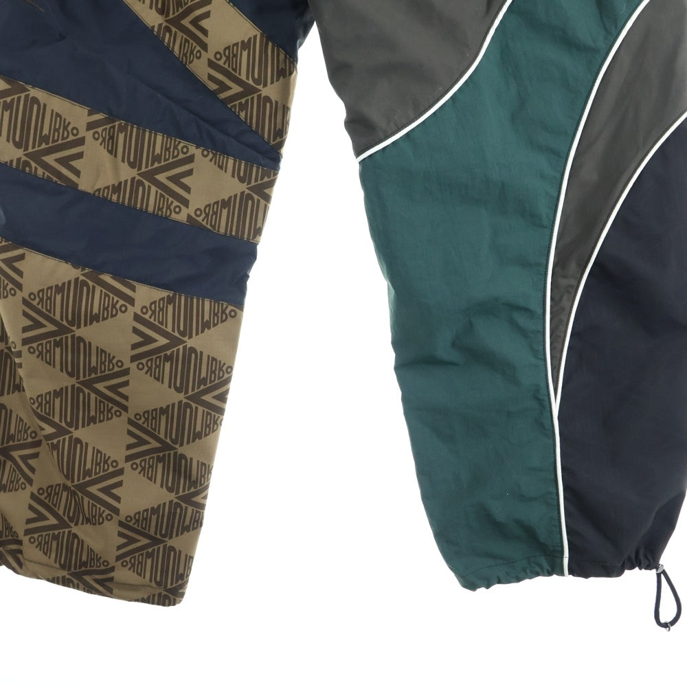 Children of the discordance(チルドレンオブザディスコーダンス) ×UNBRO CHANGEOVER TRACK PANTSトラックパンツ ナイロン ブラウン DISUMBPT-001