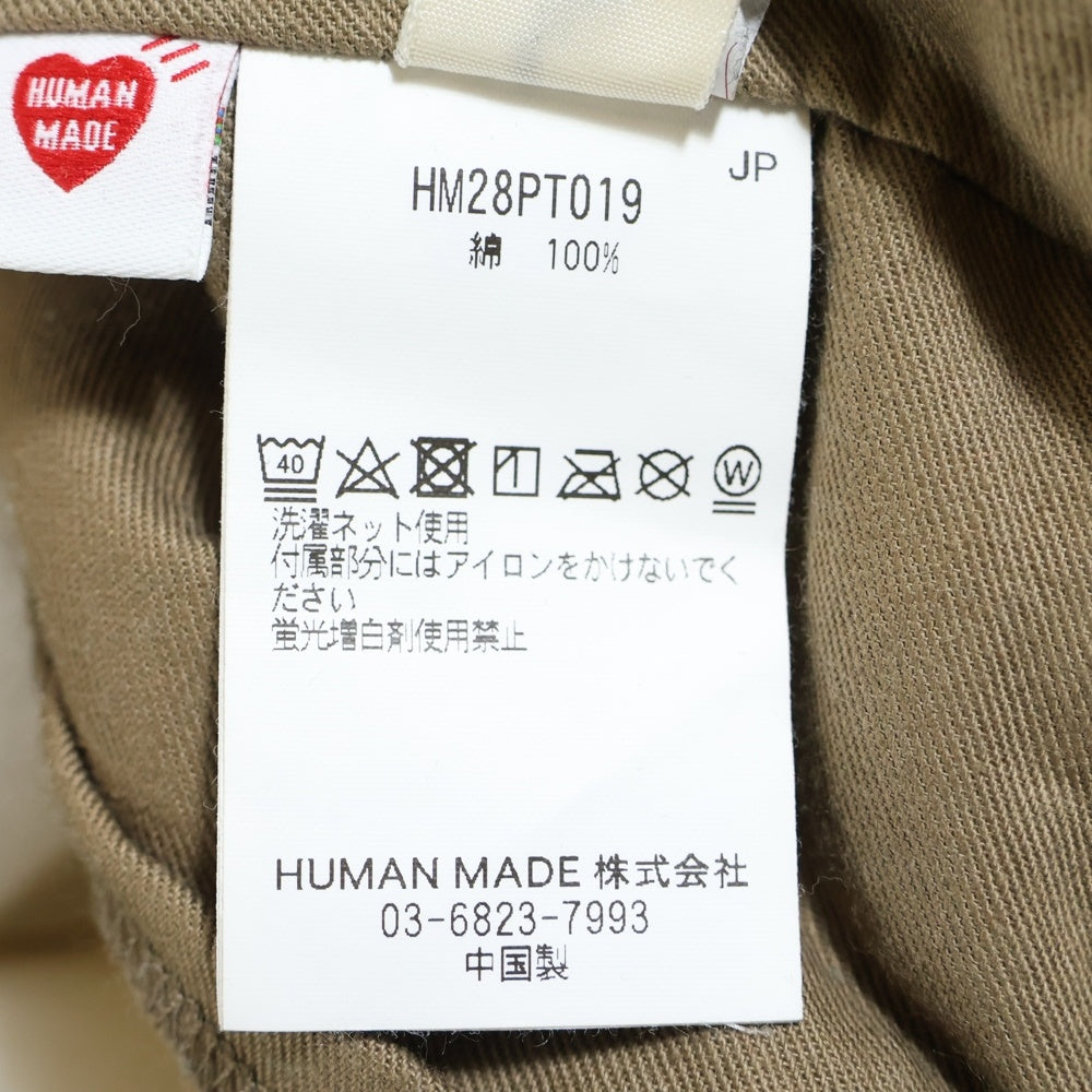 HUMAN MADE(ヒューマンメイド) CORDUROY PANTS ボタンデザイン コーデュロイパンツ ベージュ HM28PT019