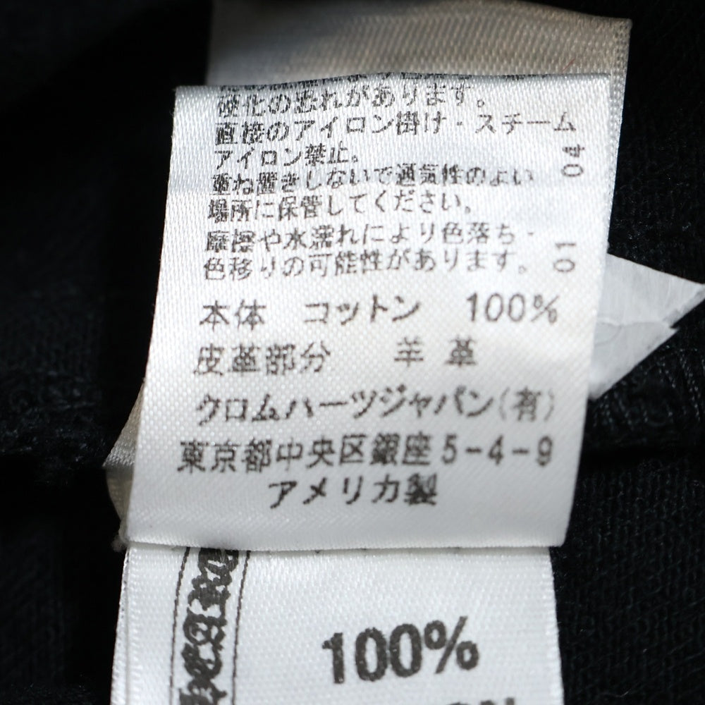 CHROME HEARTS(クロムハーツ) クロスボールボタン アームクロスパッチ デニムシャツ ブラック