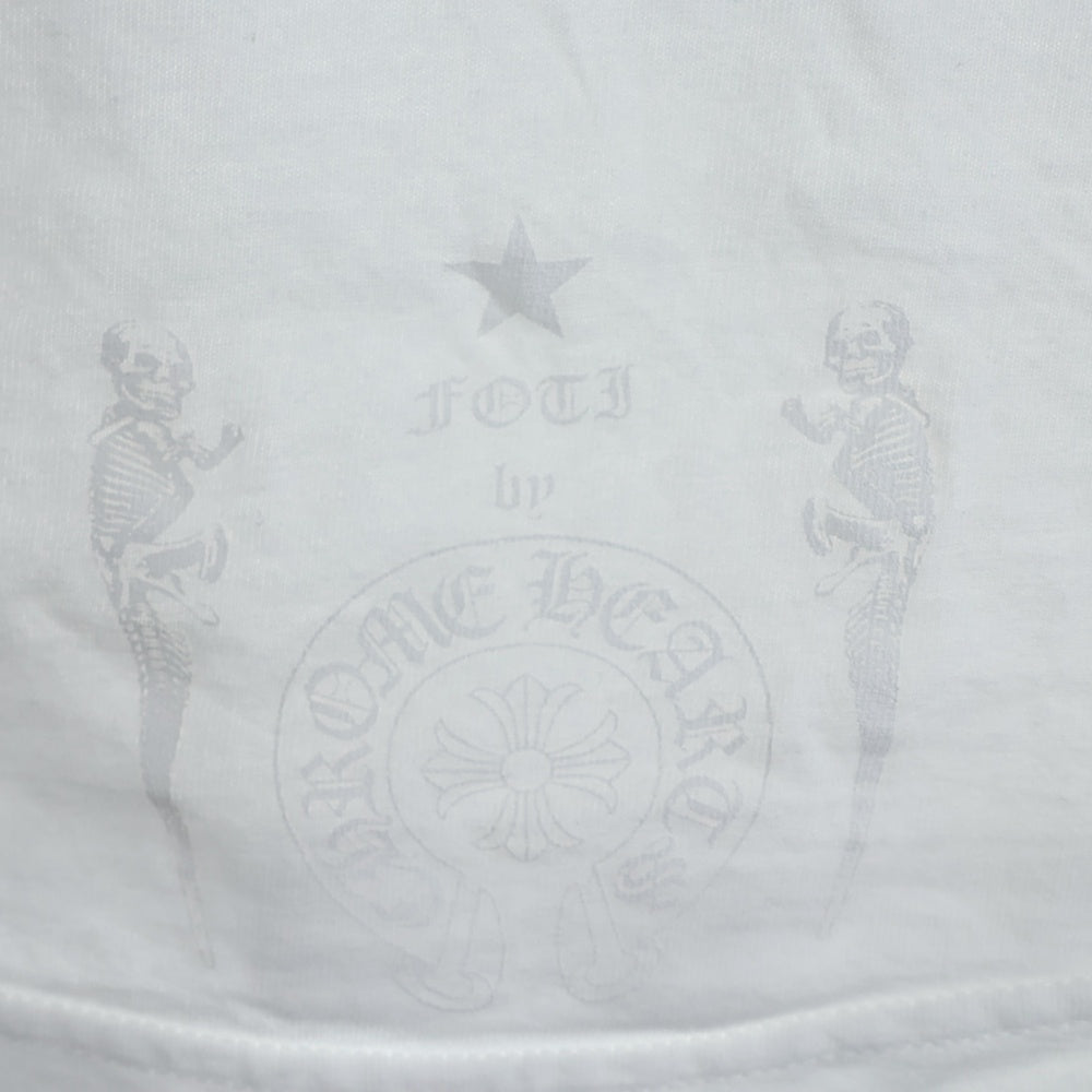 CHROME HEARTS(クロムハーツ) オールド フォティ マハリア フロント フォトプリント 半袖Tシャツ ホワイト