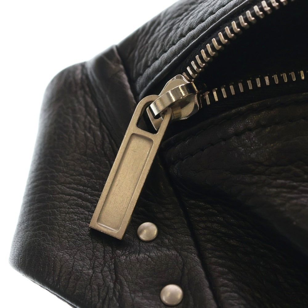 Rick Owens(リックオウエンス) バムバック ウエストバック ラージレザー ブラック