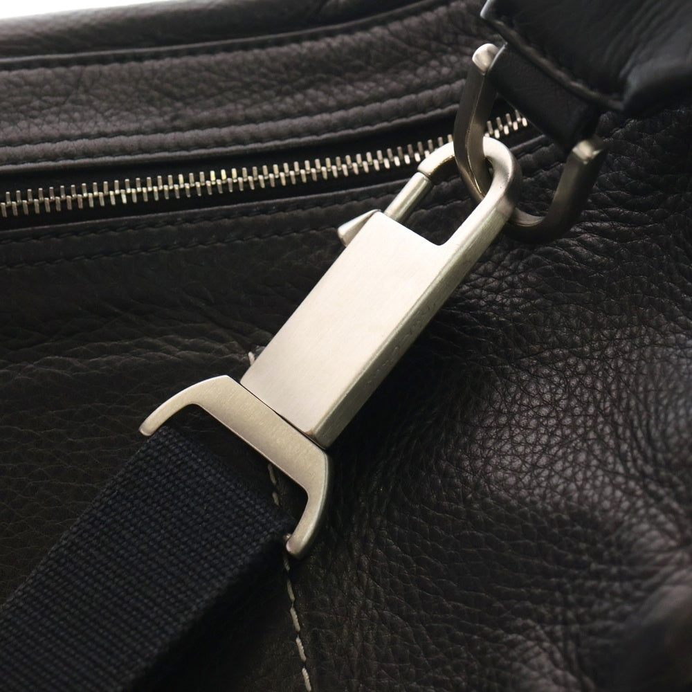 Rick Owens(リックオウエンス) バムバック ウエストバック ラージレザー ブラック