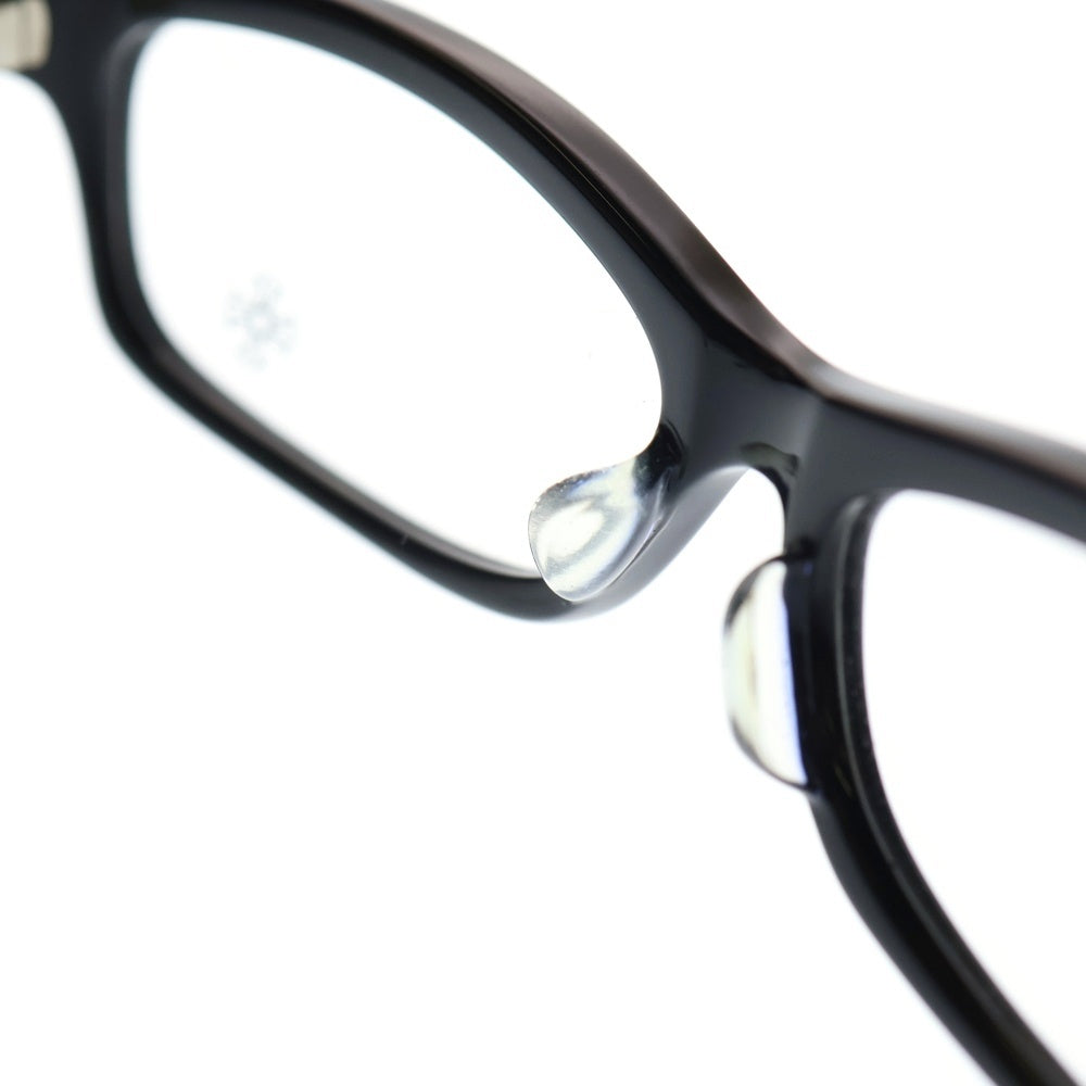 CHROME HEARTS(クロムハーツ) BEARDED BABY-A Dark Tortoise クロステンプル アイウェア メガネ ブラック/シルバー