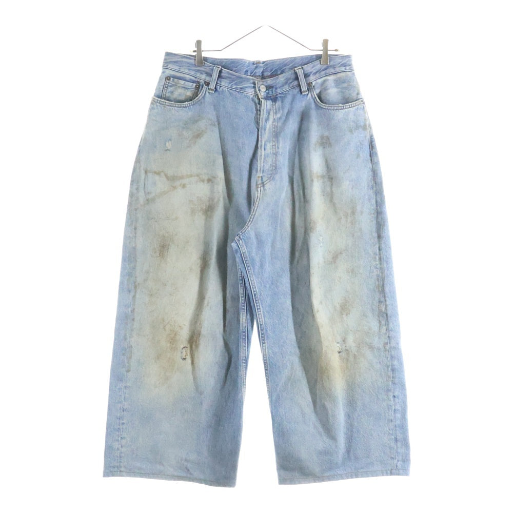 Acne Studios(アクネ ストゥディオズ) SUPER BAGGY FIT JEAN ヴィンテージ加工 スーパーバギーフィットジーンズ ワイドシルエットデニムパンツ インディゴ FN-UX-5PKT000078
