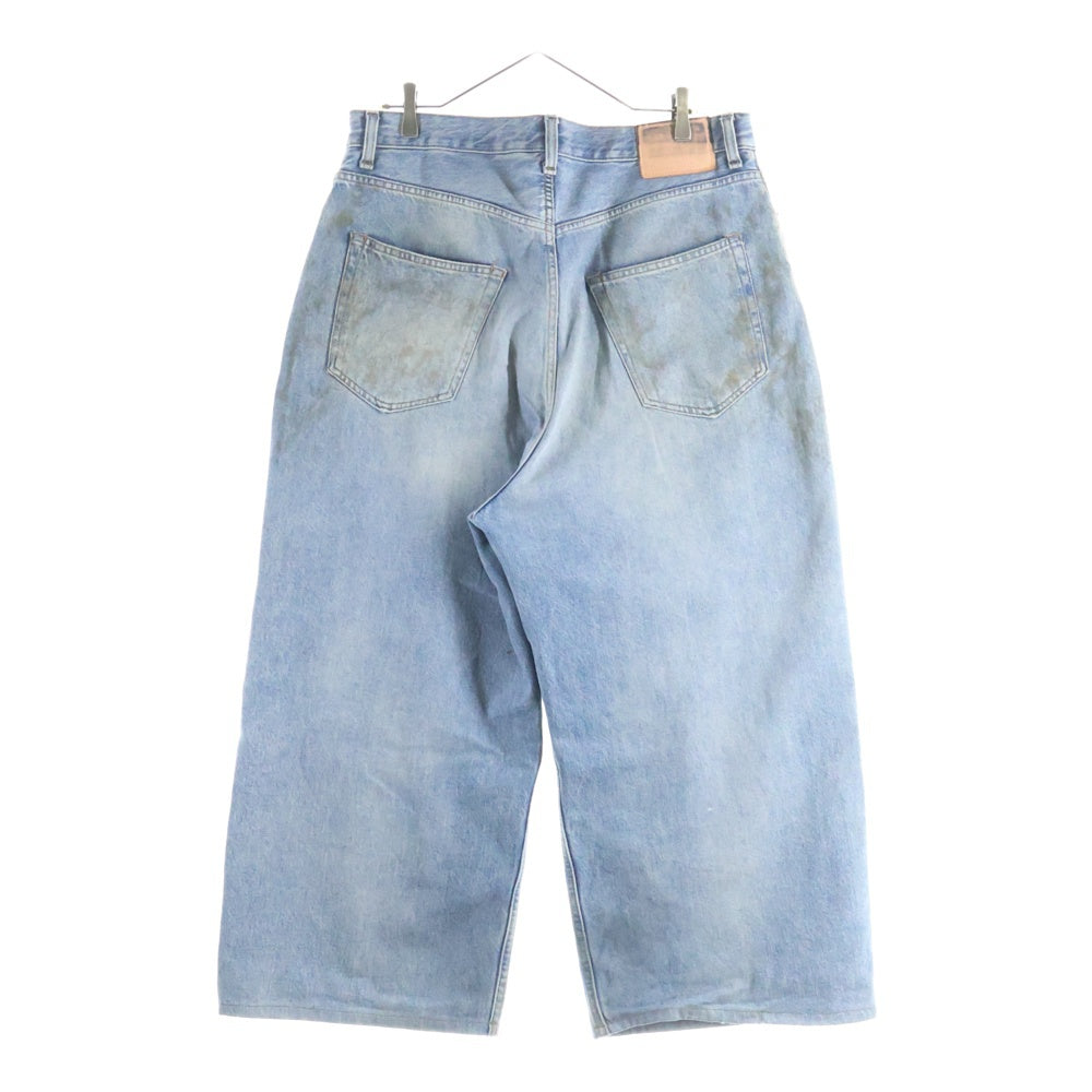 Acne Studios(アクネ ストゥディオズ) SUPER BAGGY FIT JEAN ヴィンテージ加工 スーパーバギーフィットジーンズ ワイドシルエットデニムパンツ インディゴ FN-UX-5PKT000078