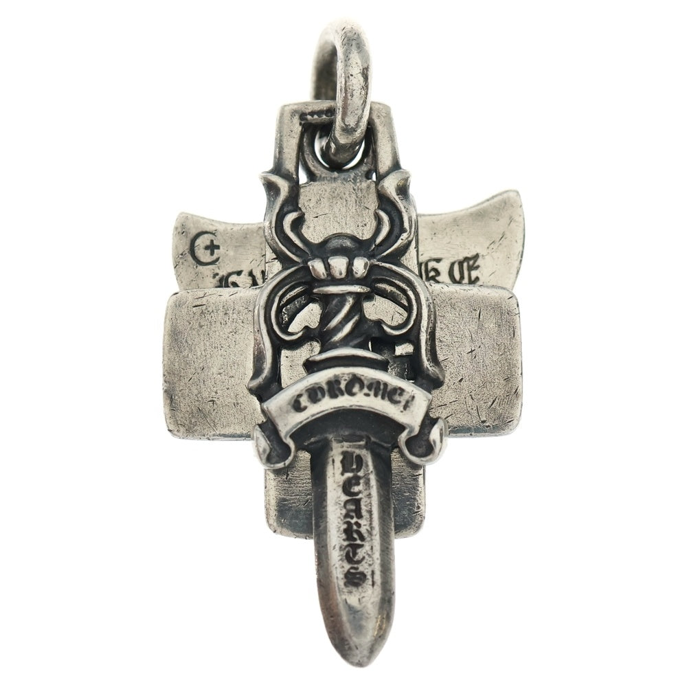 CHROME HEARTS(クロムハーツ) 氷室京介 3トリンケッツ シルバーネックレストップ