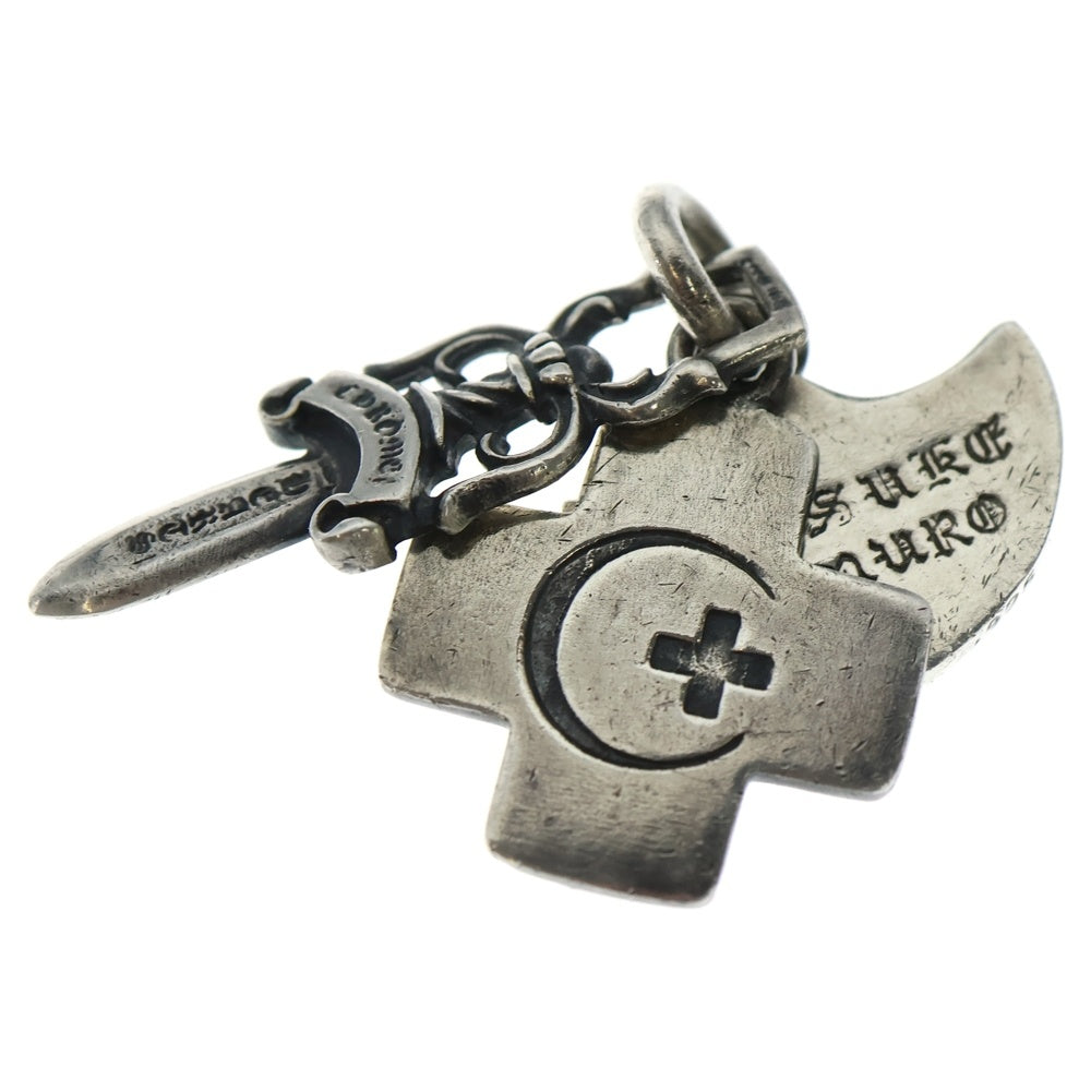 CHROME HEARTS(クロムハーツ) 氷室京介 3トリンケッツ シルバーネックレストップ