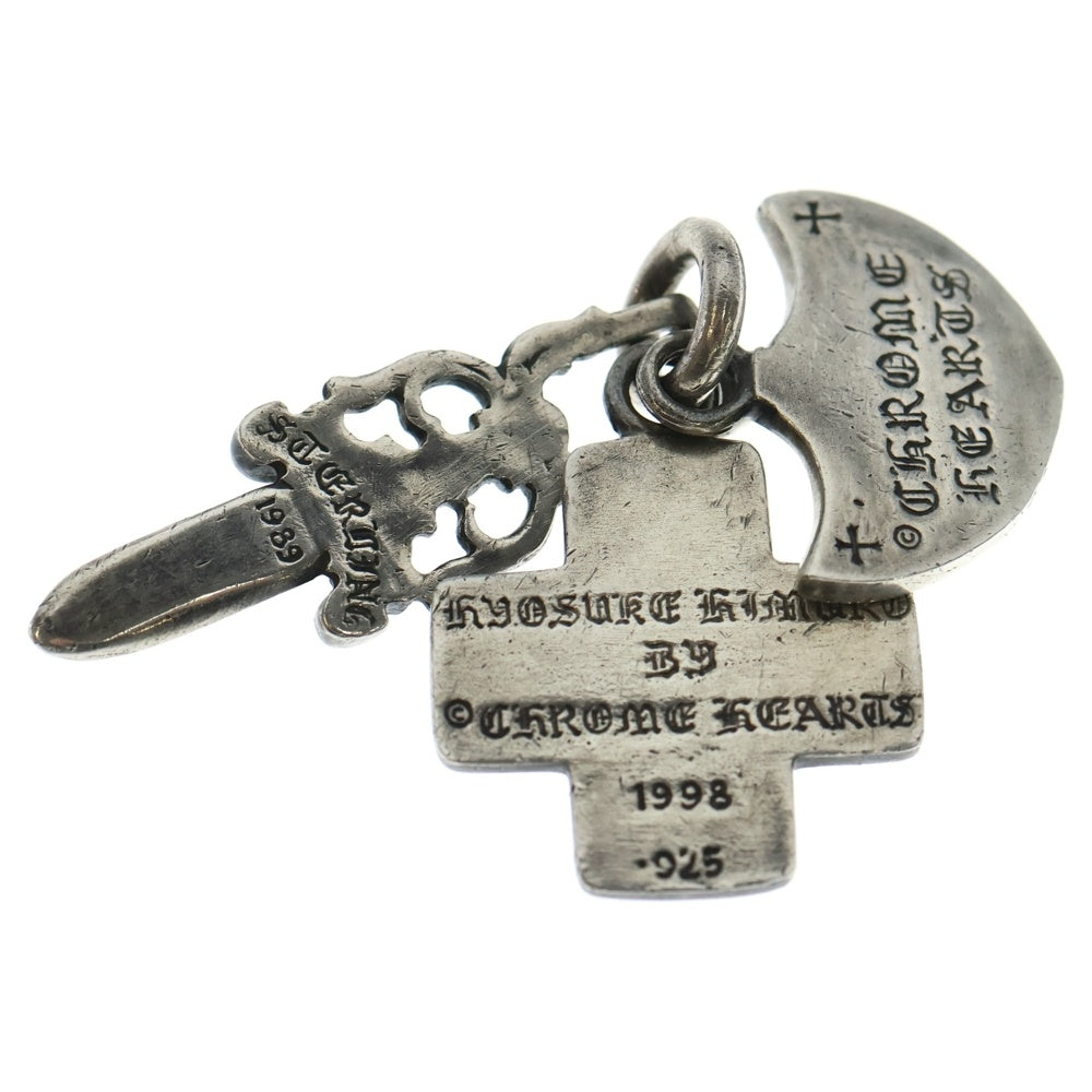 CHROME HEARTS(クロムハーツ) 氷室京介 3トリンケッツ シルバーネックレストップ