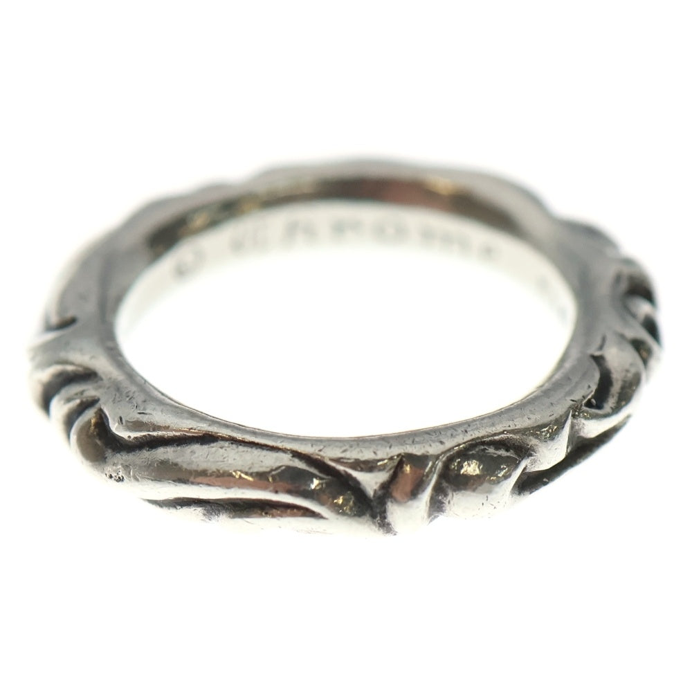 CHROME HEARTS(クロムハーツ) SCRL BAND スクロールバンド リング シルバー BCA351