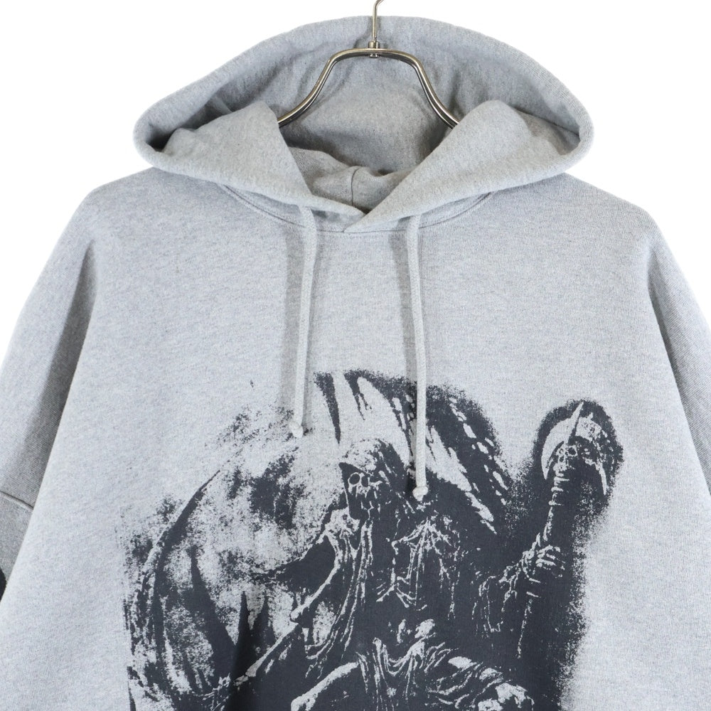 VETEMENTS(ヴェトモン) 25AW UH76HD800G Gothオーバーサイズパーカー フーディー グレー