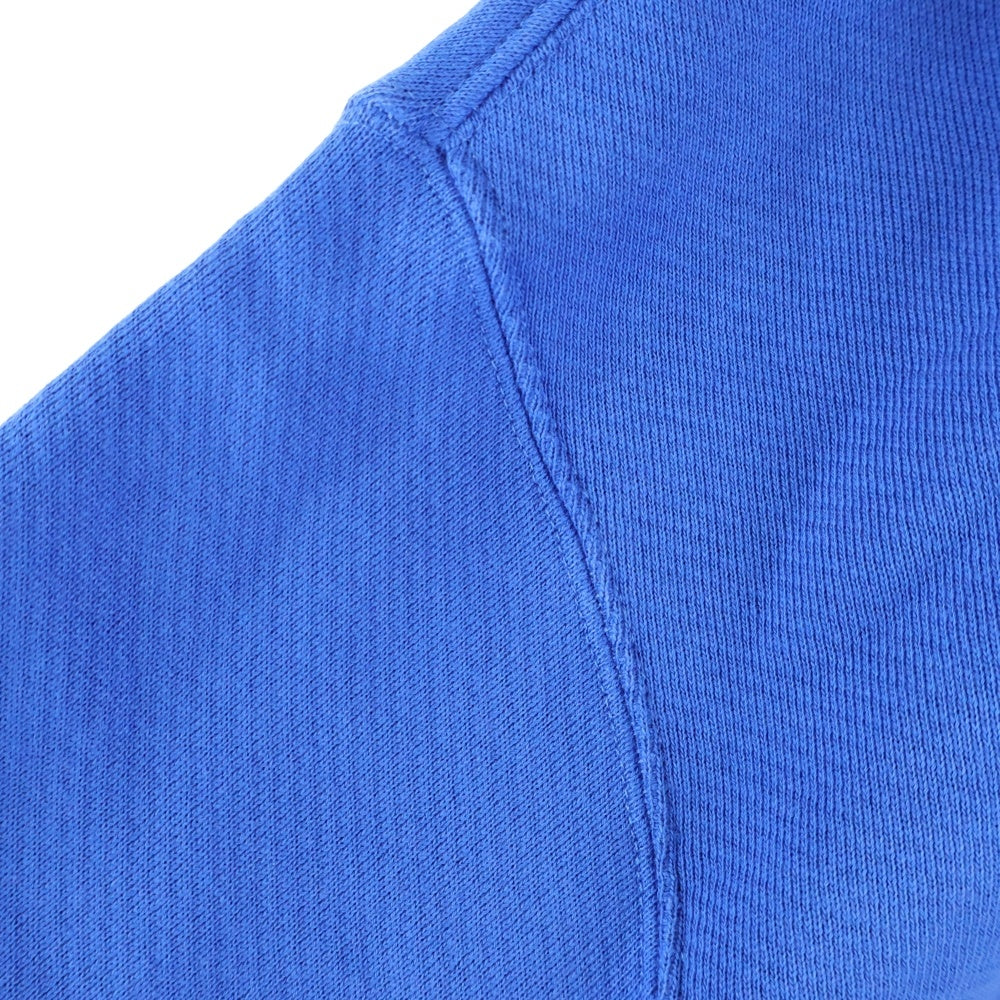 OFF-WHITE(オフホワイト) 24SS FELPA HOODIE FOOTBALL フロントロゴプリント フットボール スウェット プルオーバーパーカー ブルー OMBB118S24FLE005