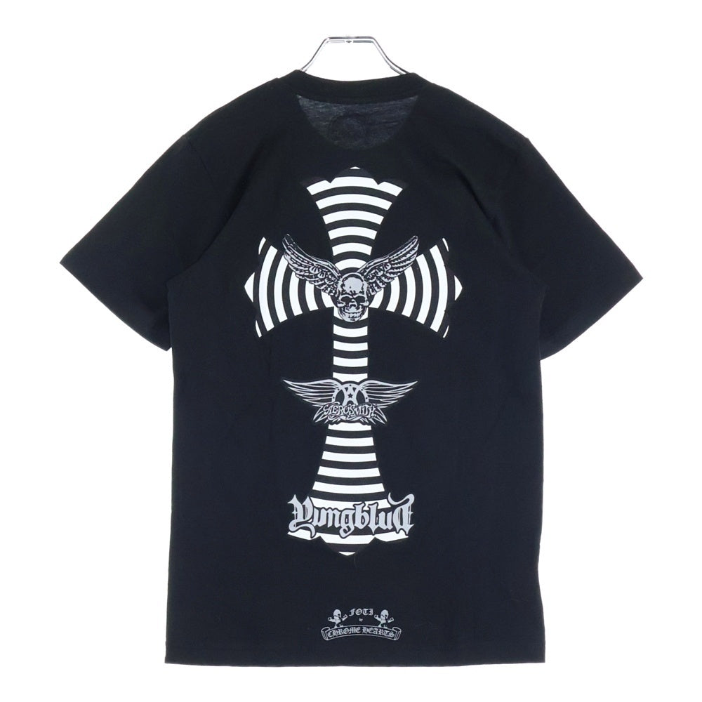 CHROME HEARTS(クロムハーツ) ×エアロスミス 青山限定 FOTI プリント 半袖Tシャツ