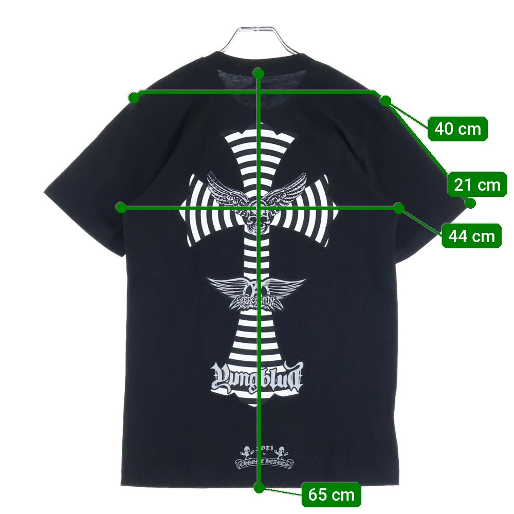 CHROME HEARTS(クロムハーツ) ×エアロスミス 青山限定 FOTI プリント 半袖Tシャツ