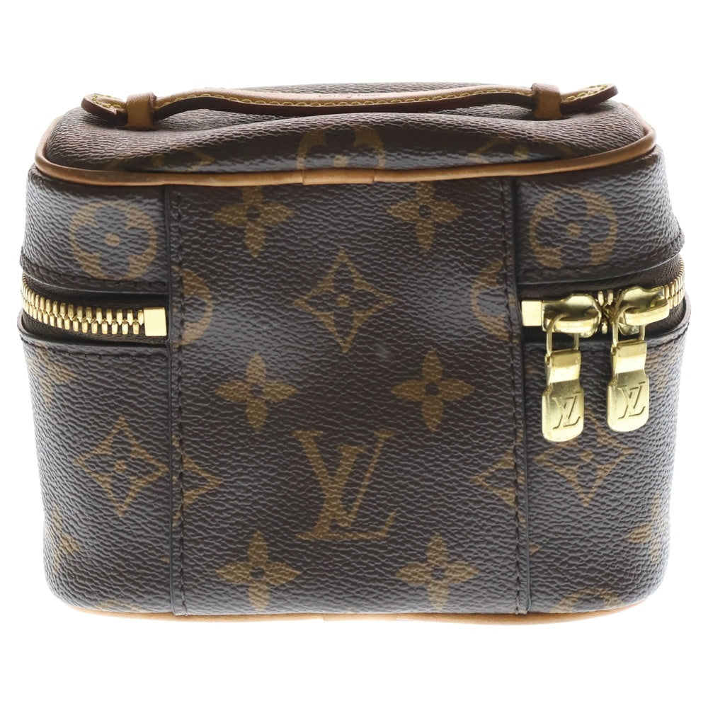 LOUIS VUITTON(ルイヴィトン) モノグラム キャンバス ニースナノ バニティバッグ ブラウン M44936 レディース