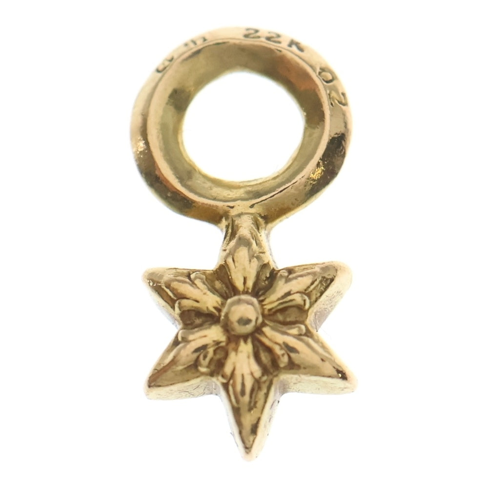 CHROME HEARTS(クロムハーツ) 22K STACK STAR スタースタックチャーム ペンダントトップ ゴールド