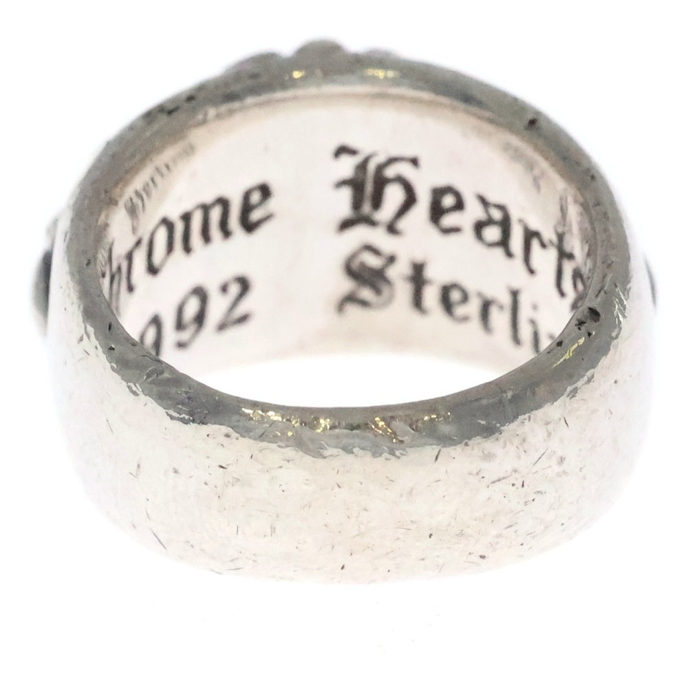 CHROME HEARTS(クロムハーツ) FLRL CRS 1DIA フローラルクロス 1ダイヤ シルバーリング