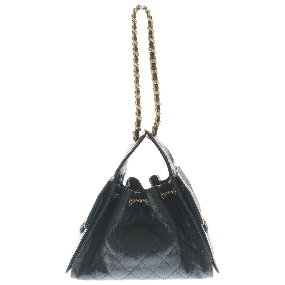 CHANEL(シャネル) 25 スモール ハンドバッグ チェーンショルダーバッグ ブラック レディース