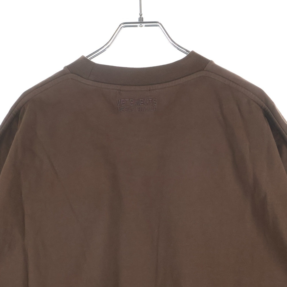 VETEMENTS(ヴェトモン) Travis Scott Cactus Jack Lucky Tee カクタスジャック 半袖Tシャツ カットソー ブラウン
