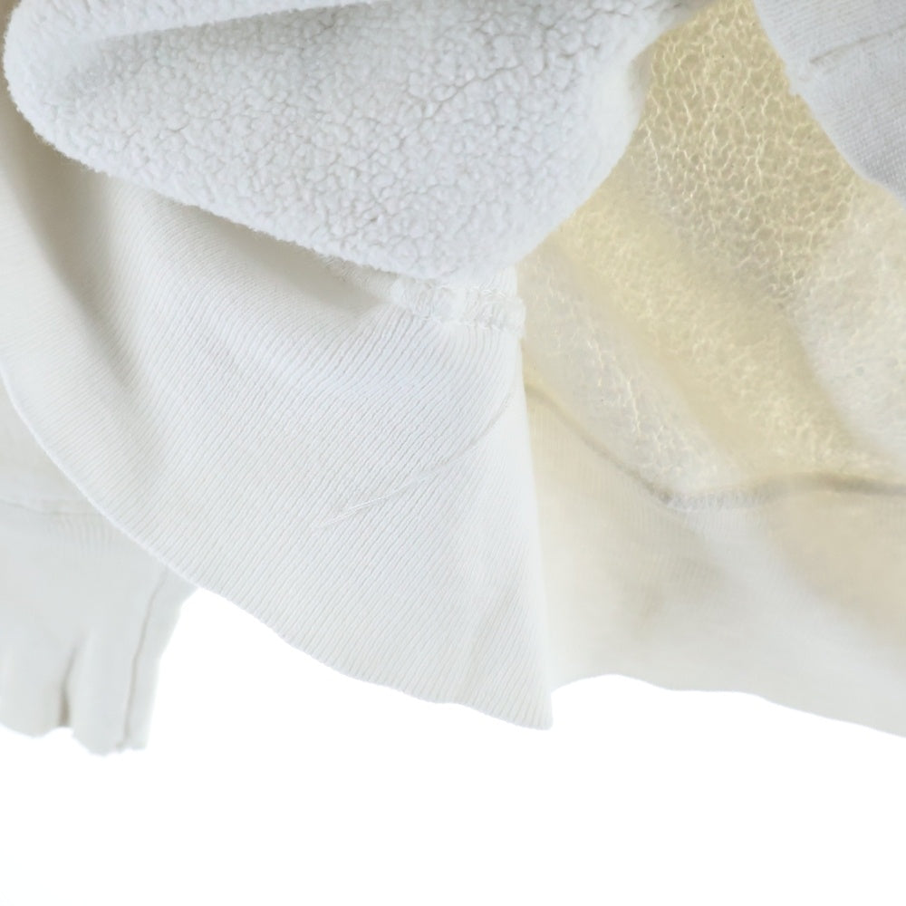 CHAMPION(チャンピオン) 80s REVERSE WEAVE USA製 3段プリント 染み込み スウェット トレーナー ホワイト