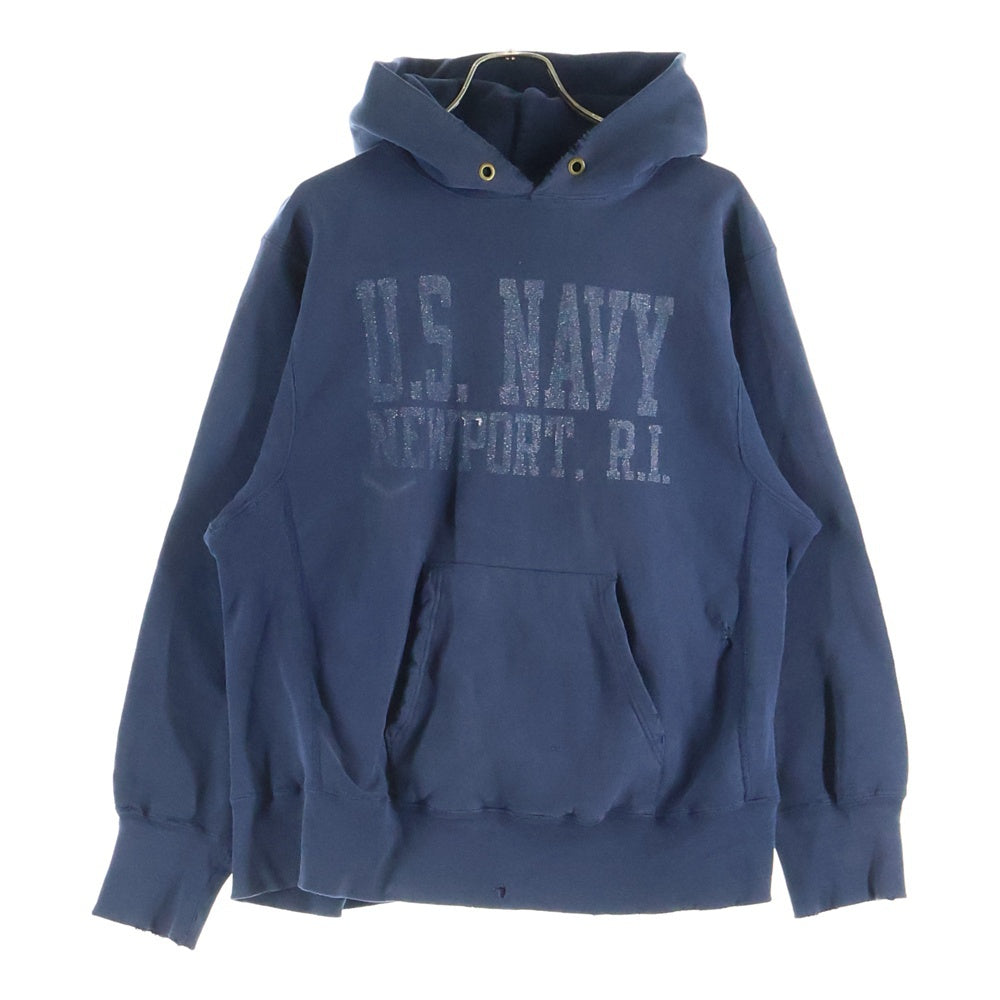 CHAMPION(チャンピオン) 80s VINTAGE USA製 REVERSE WEAVE US NAVY プルオーバーパーカー フーディー ネイビー