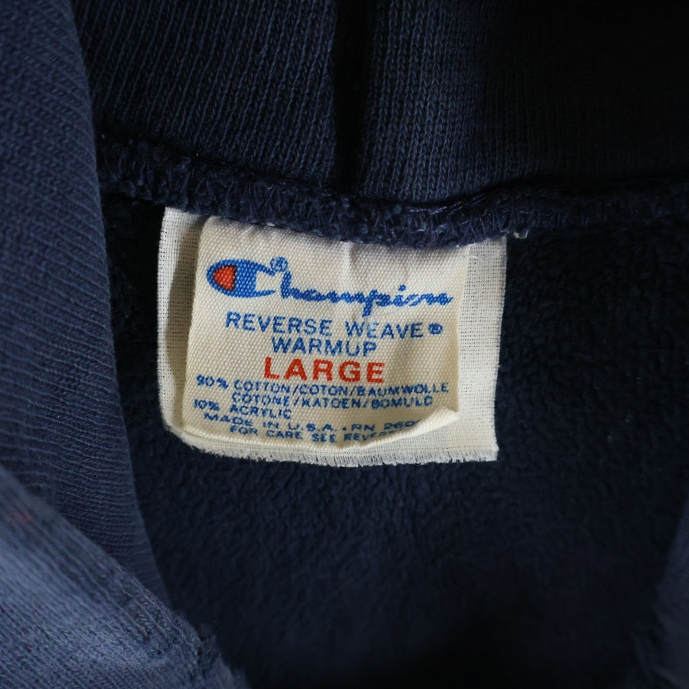 CHAMPION(チャンピオン) 80s VINTAGE USA製 REVERSE WEAVE US NAVY プルオーバーパーカー フーディー ネイビー
