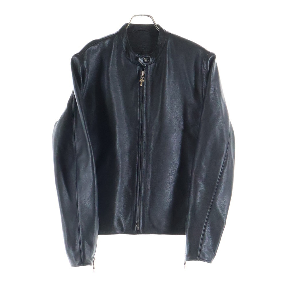 CHROME HEARTS(クロムハーツ) RACING2 レーシング2 ダガージップシングルライダースレザージャケット ブラック