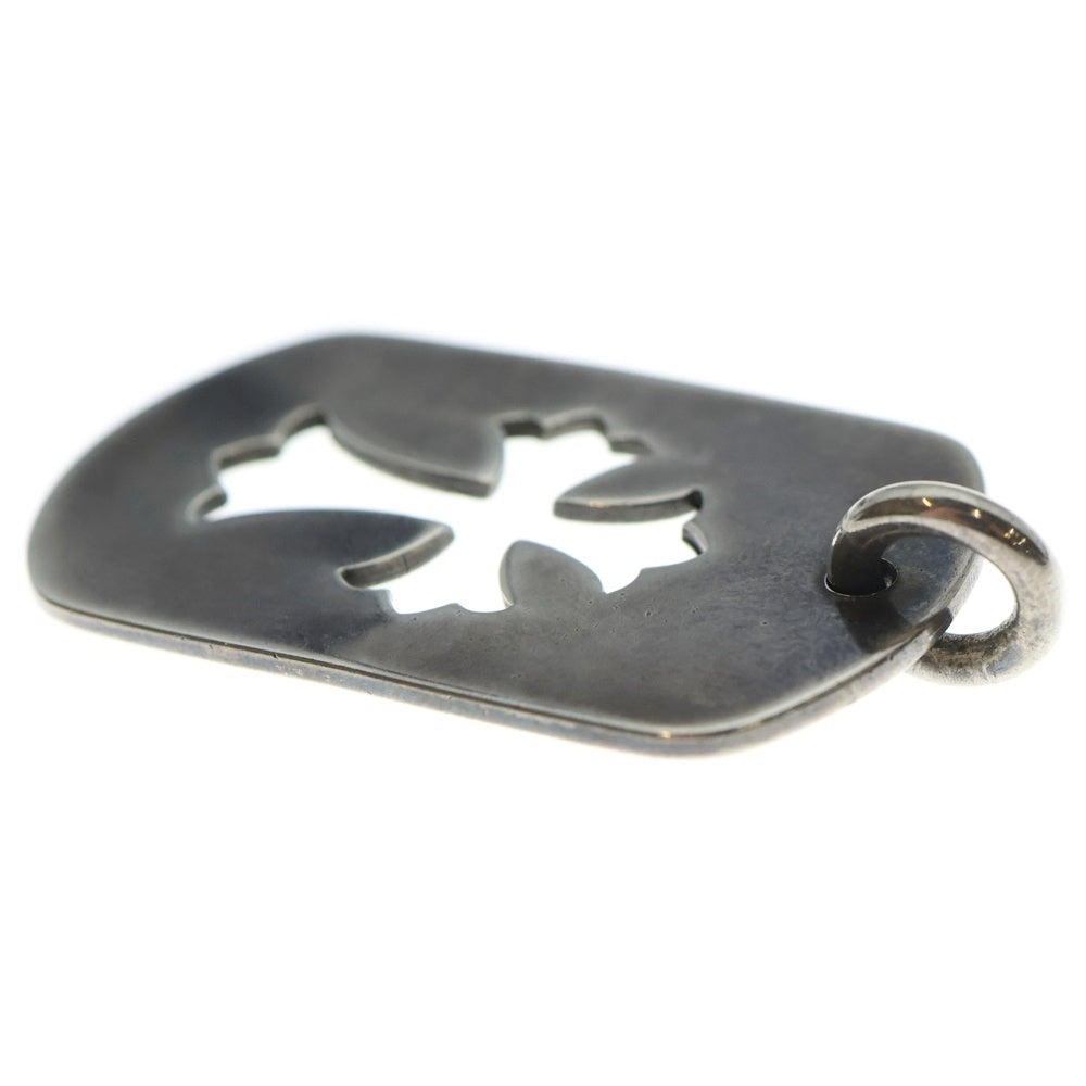 CHROME HEARTS(クロムハーツ) OLD D TAG LRG CO CRS オールド カットアウトクロス オールドラージドッグ タグネックレストップ