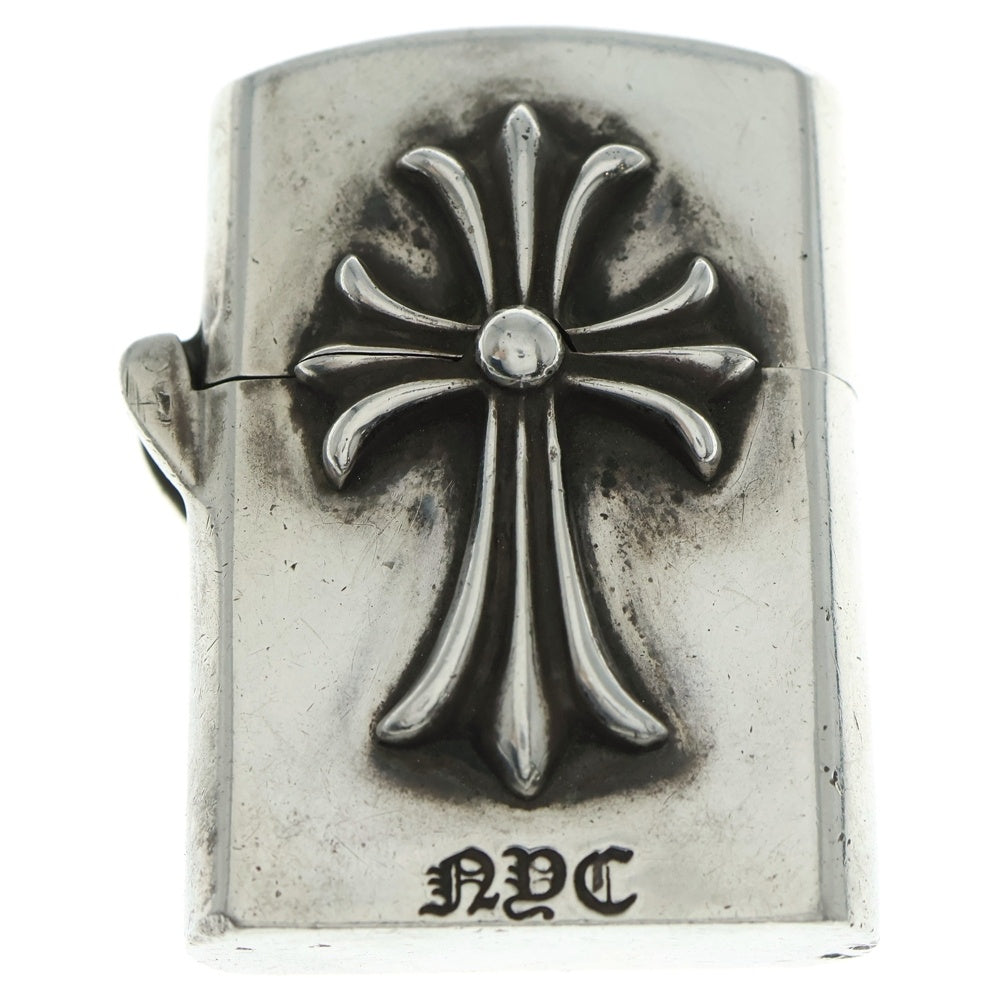 CHROME HEARTS(クロムハーツ) ZIPPO LIGHTERZ-V3 NYC限定スモールCHクロスジッポライター シルバー