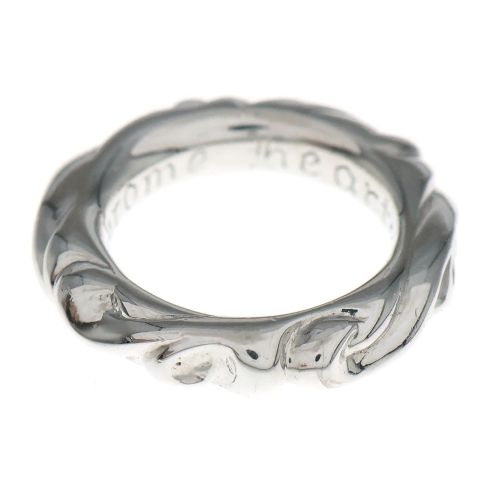 CHROME HEARTS(クロムハーツ) 18KWG SCRL BAND スクロールバンド ホワイトゴールドリング レディース