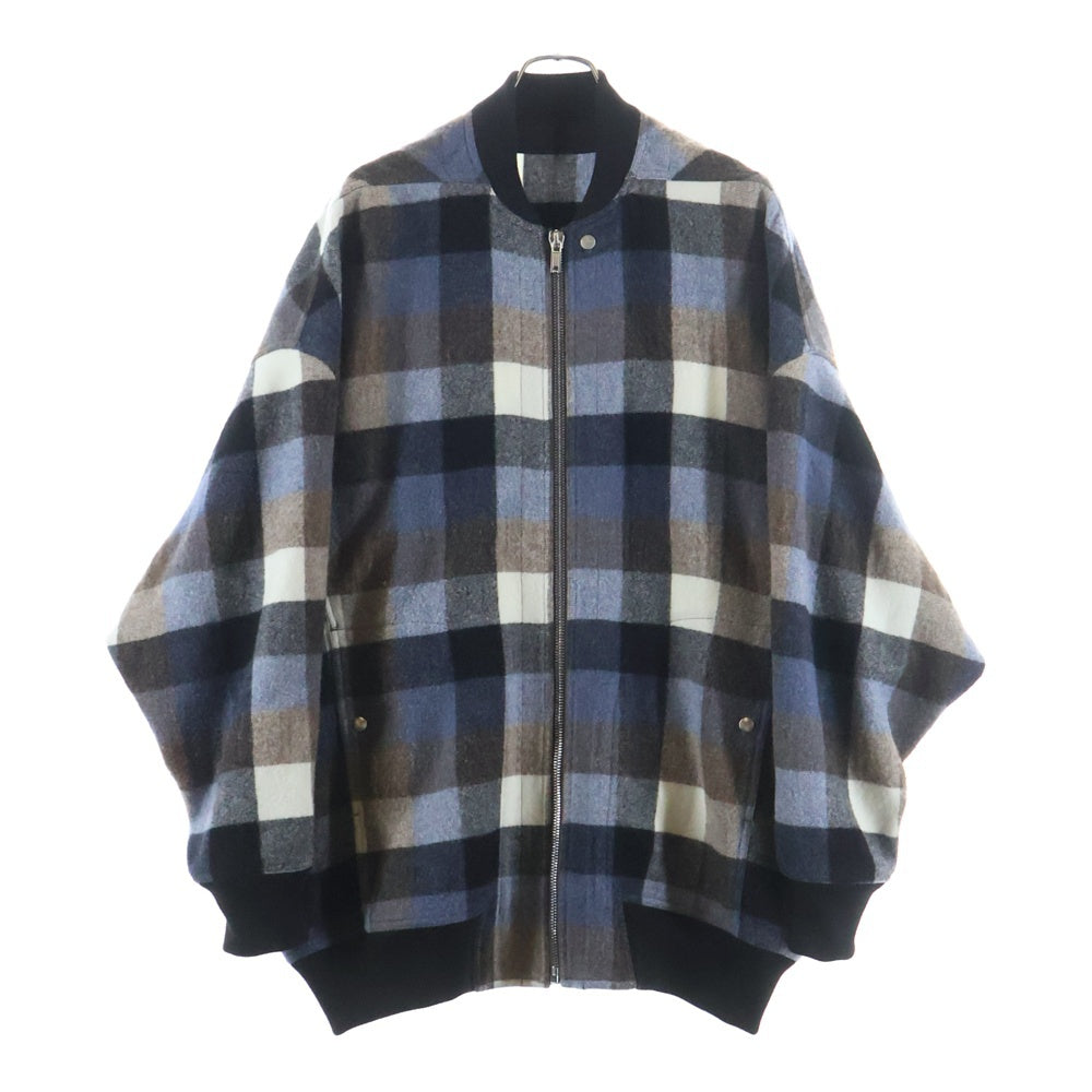 Rick Owens(リックオウエンス) 24AW Jumbo Peter Flight Jacket RU02D6795 ジャンボピーターフライトジャケット ネイビー