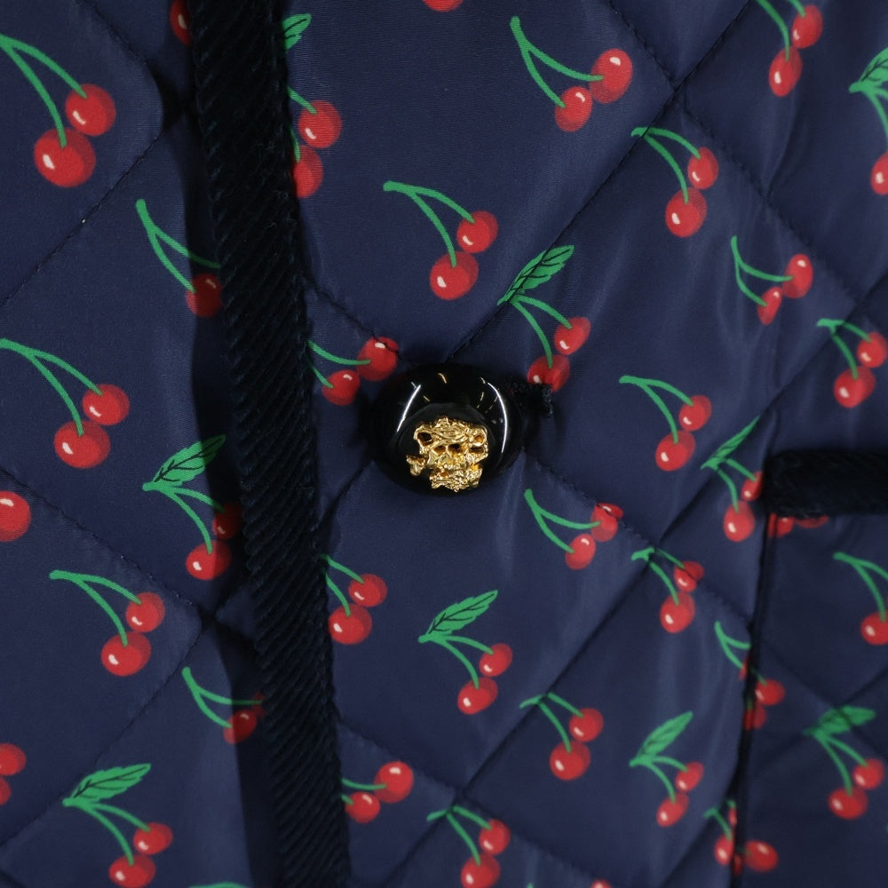 VALENTINO(ヴァレンティノ) Cherry Pick Print Jacket 7V3CJK96AWN チェリーピック プリントジャケット ネイビー