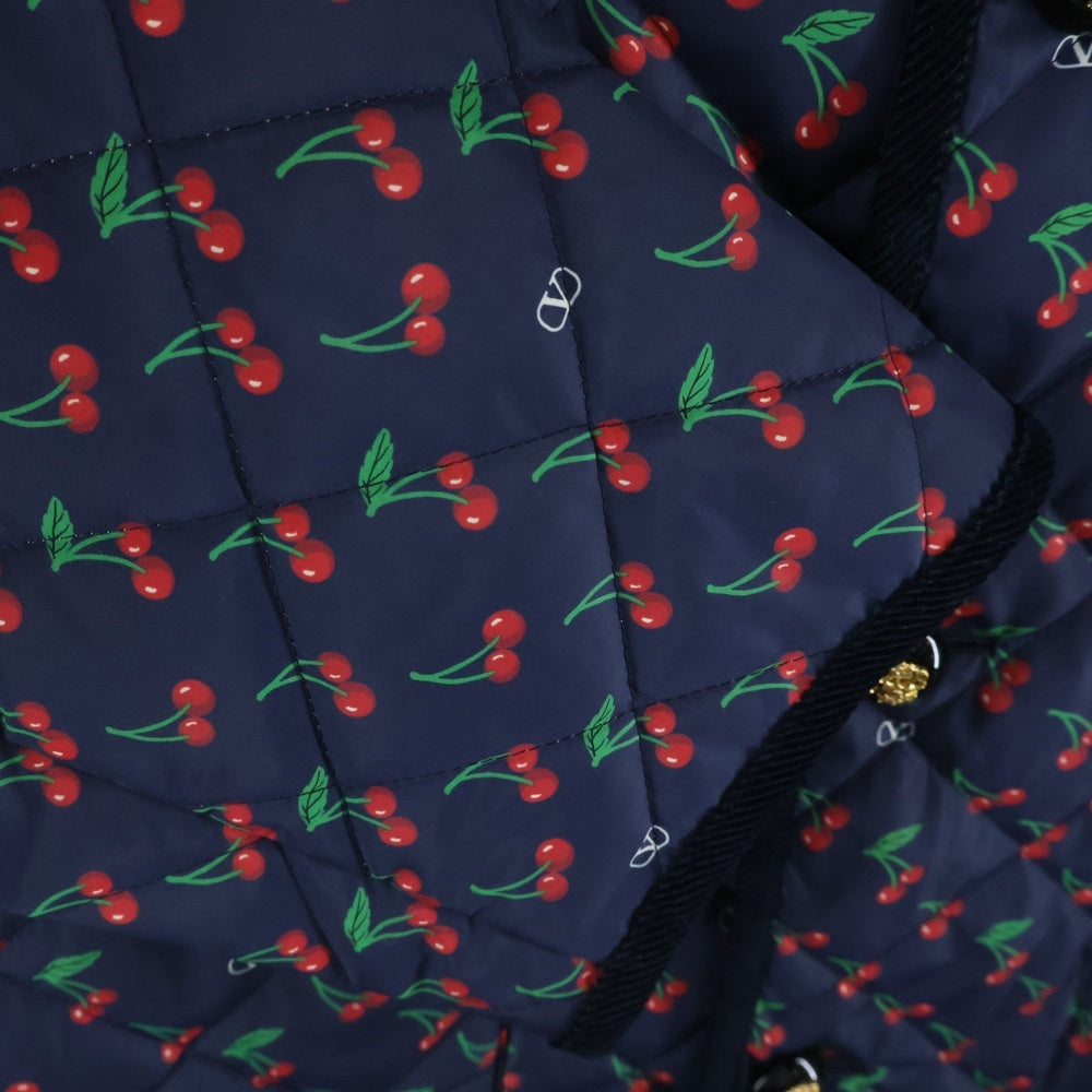 VALENTINO(ヴァレンティノ) Cherry Pick Print Jacket 7V3CJK96AWN チェリーピック プリントジャケット ネイビー
