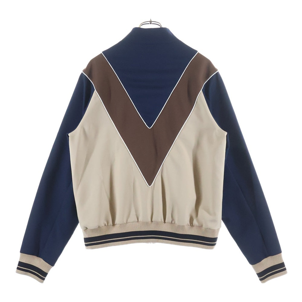 VALENTINO(ヴァレンティノ) V Logo Track Jacket 7V3MF29LAYY ロゴジップ トラックジャケット ブラウン/ベージュ